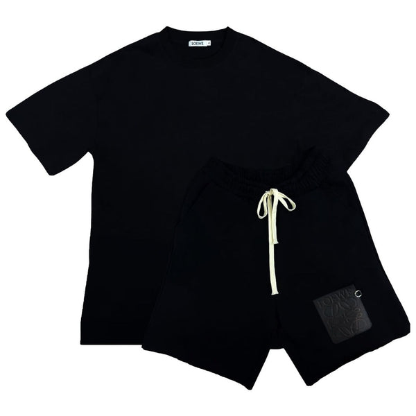 CONJUNTO CORTO C LOEWE NEGRO TL #C49