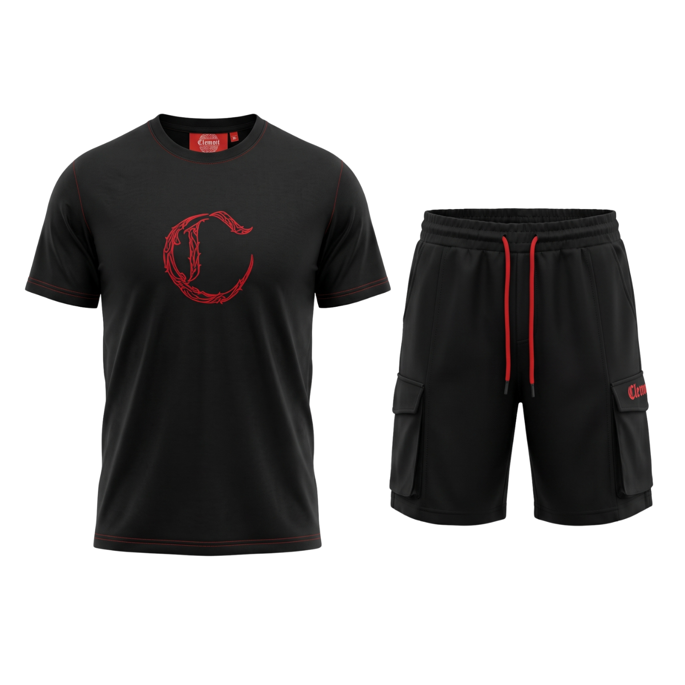 CONJUNTO CORTO CLM LOGO GRANDE  #CZ74