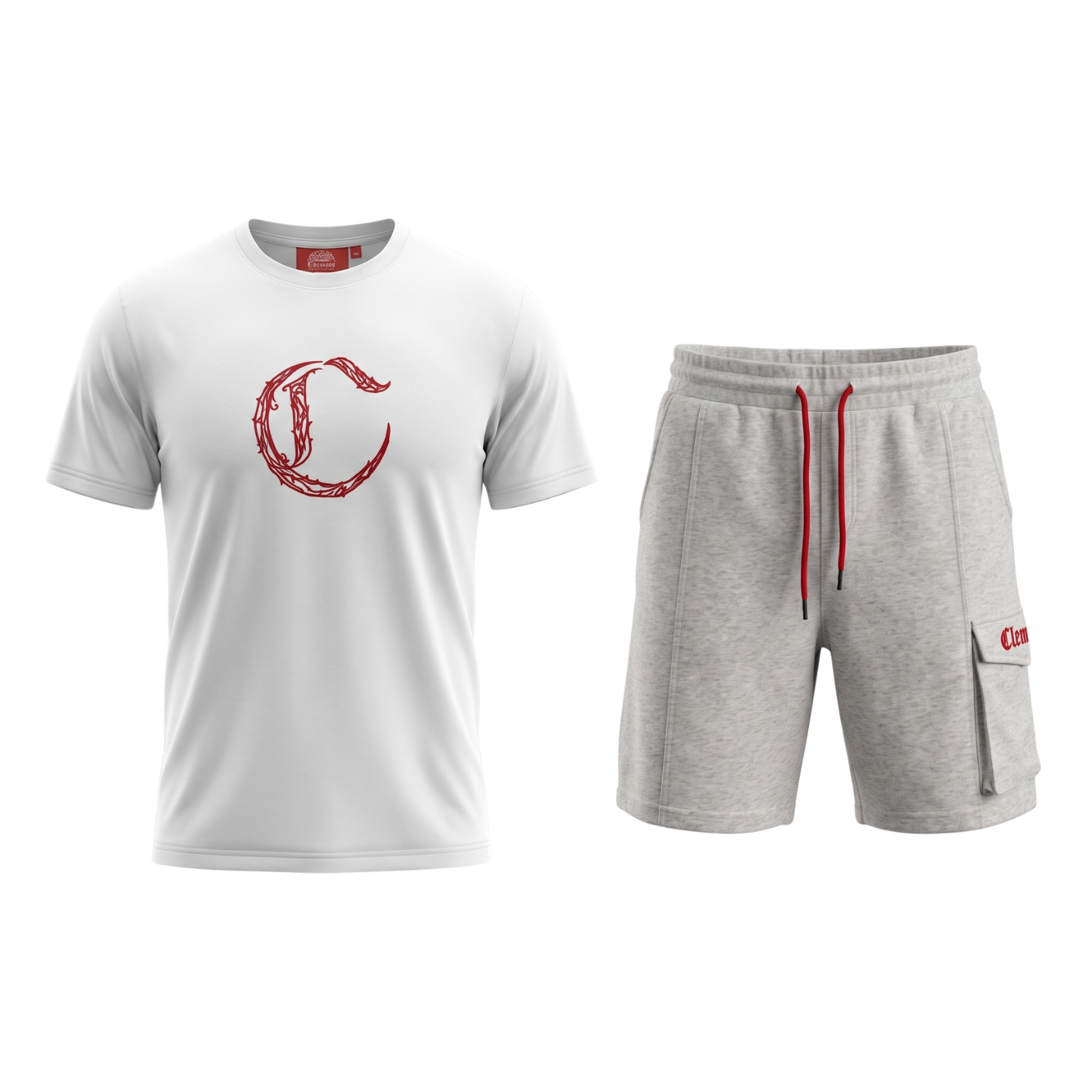 CONJUNTO CORTO CLM LOGO GRANDE  #CZ74