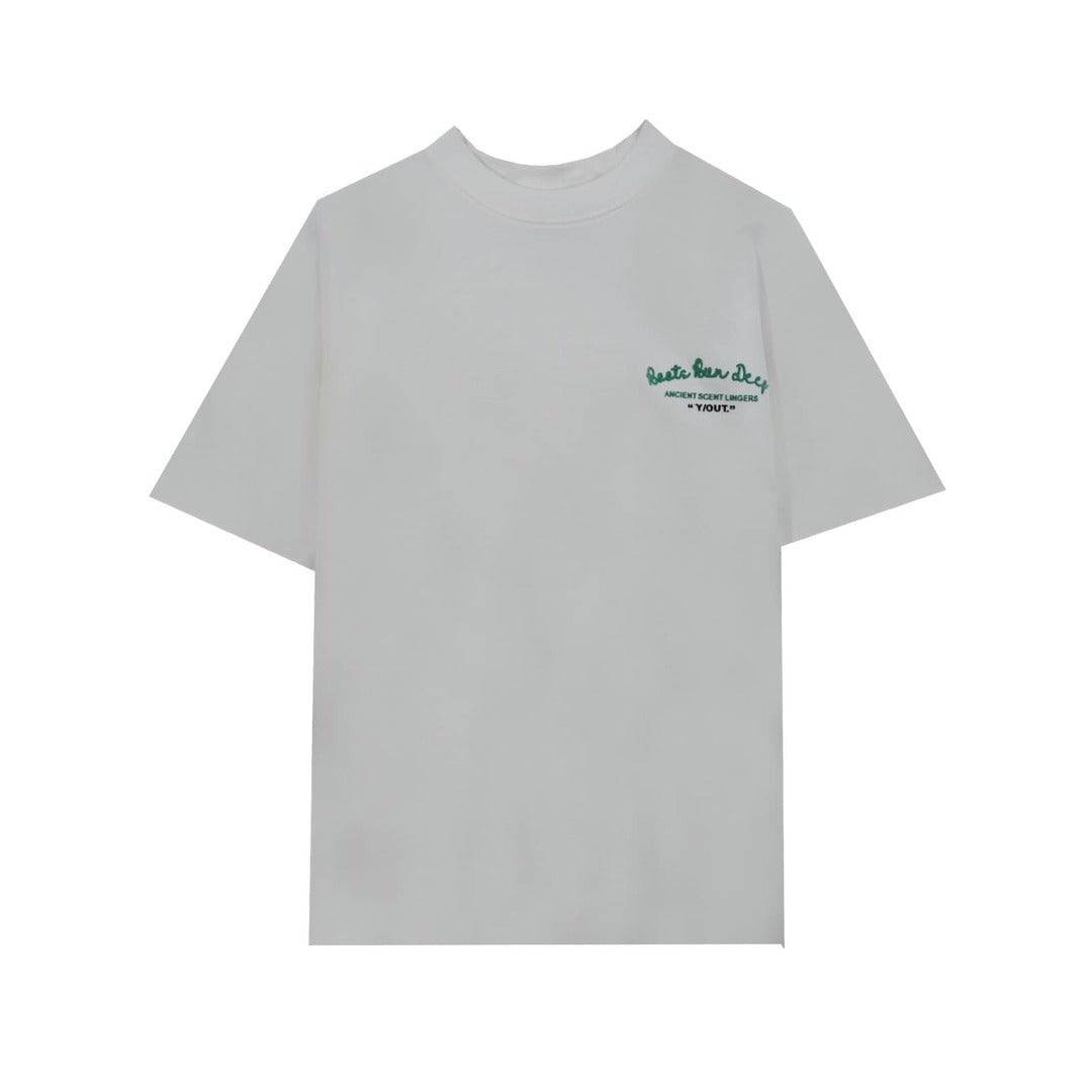 CAMISETA OUT LOGO VERDE #P260