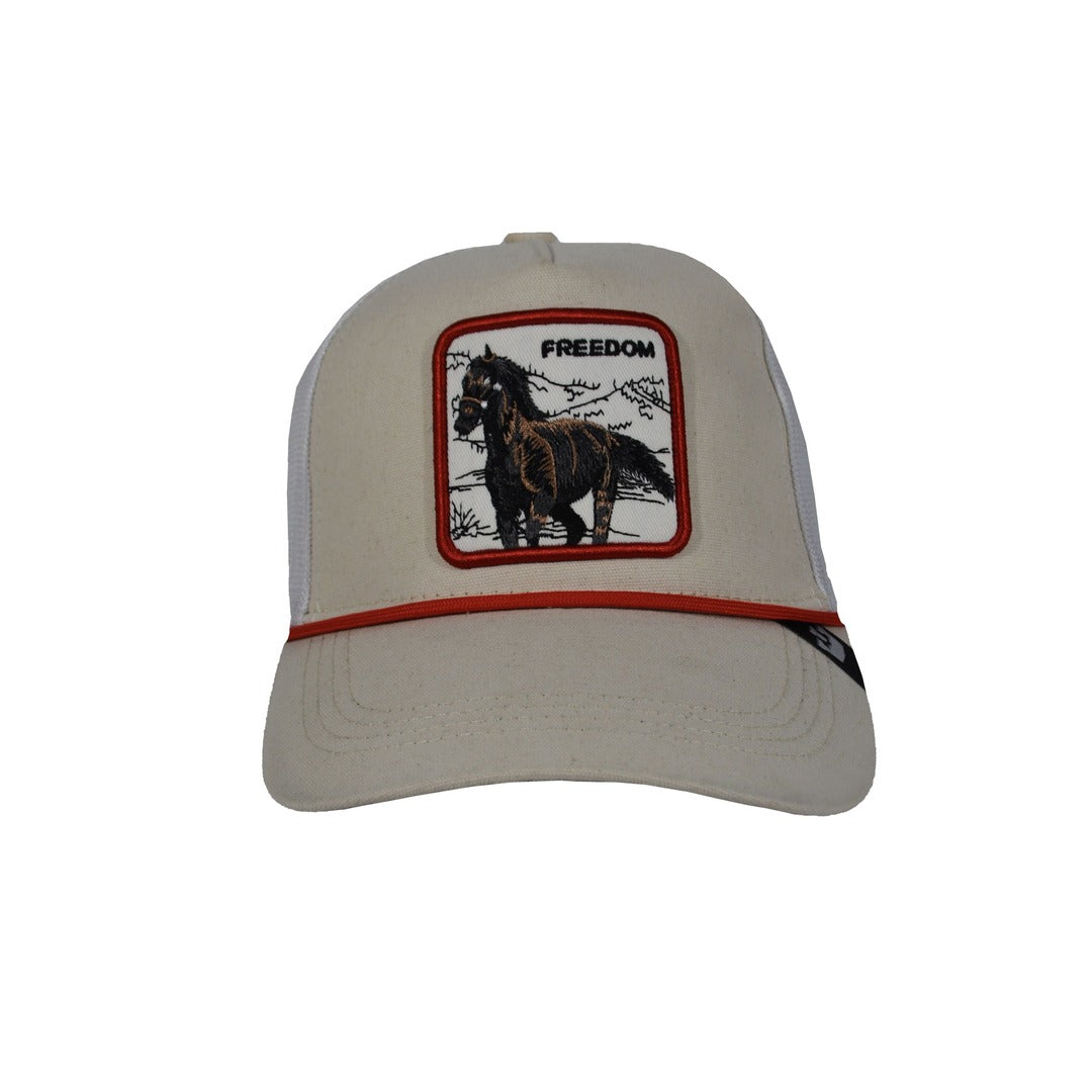 GORRA GB CABALLO  BLANCO .#PP46