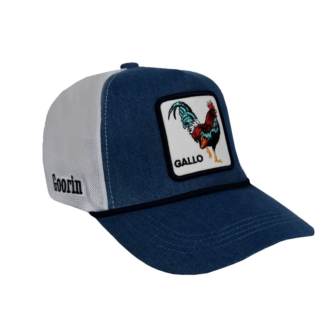 GORRA GB GALLO  AZUL CLARO .#PP49