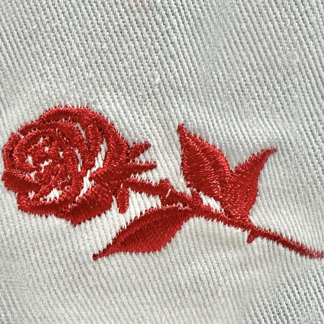 GORRA CLM ROSA ROJA  BLANCO .#PP63