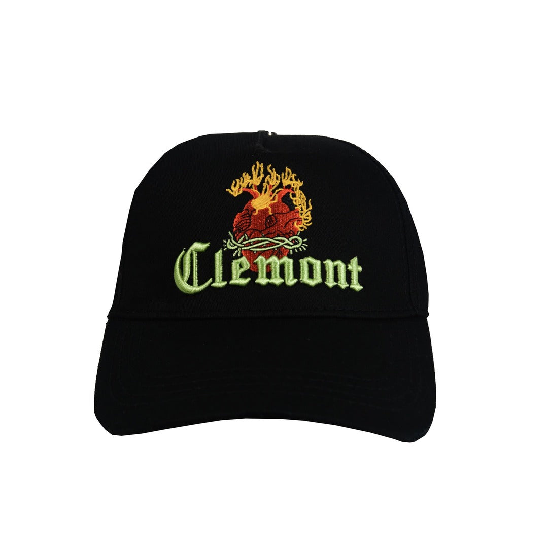 GORRA CLM CORAZON  NEGRO .#PP66