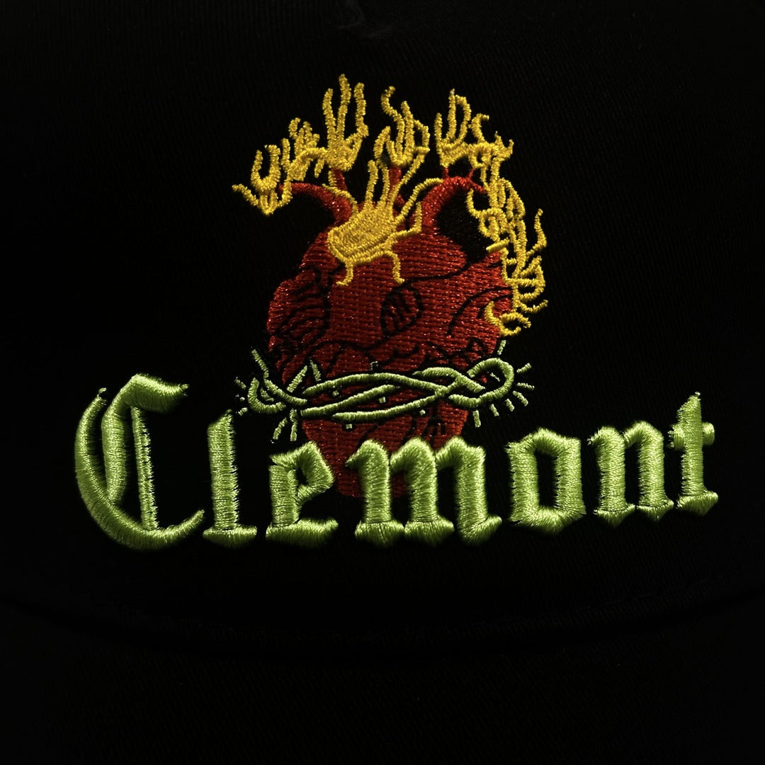 GORRA CLM CORAZON  NEGRO .#PP66