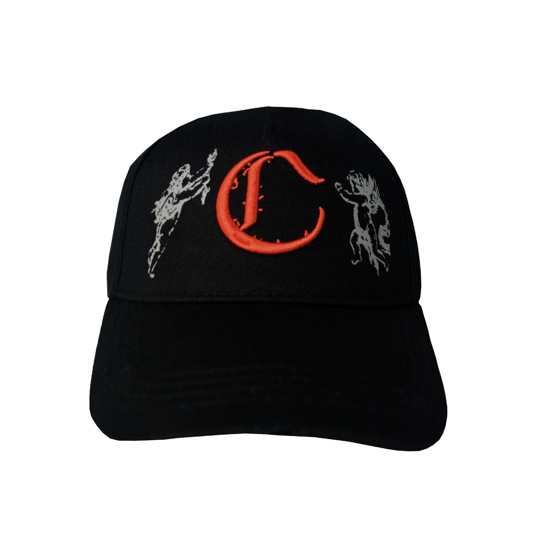 GORRA CLM ANGELES  NEGRO .#PP69
