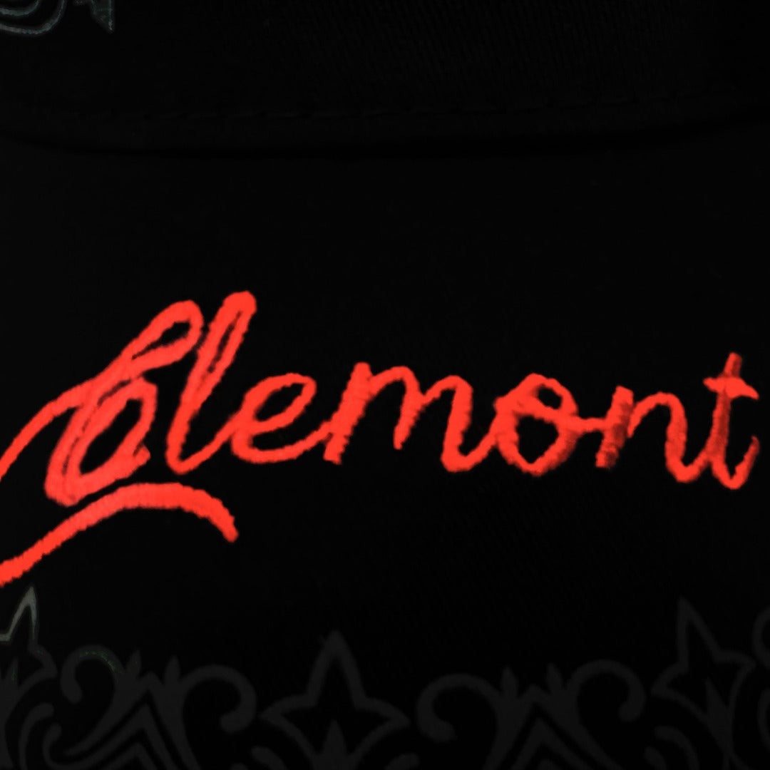 GORRA CLM CURSIVA  NEGRO .#PP70