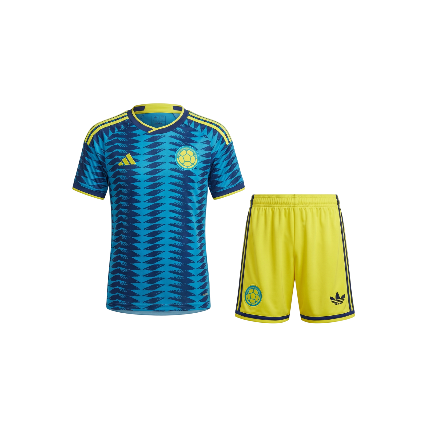UNIFORME COLOMBIA VISITANTE MUNDIAL 2026 NIÑO